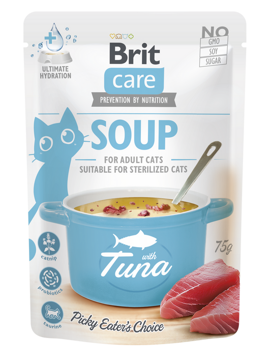 Brit Care Cat Soup with Tuna 75 g