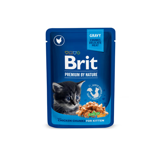 Brit Premium Cat Gravy KITTEN CSIRKE