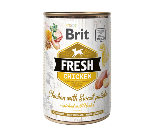 Brit Fresh konzerv CSIRKE ÉDESBURGONYÁVAL