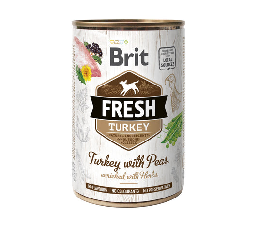 Brit Fresh konzerv PULYKA BORSÓVAL