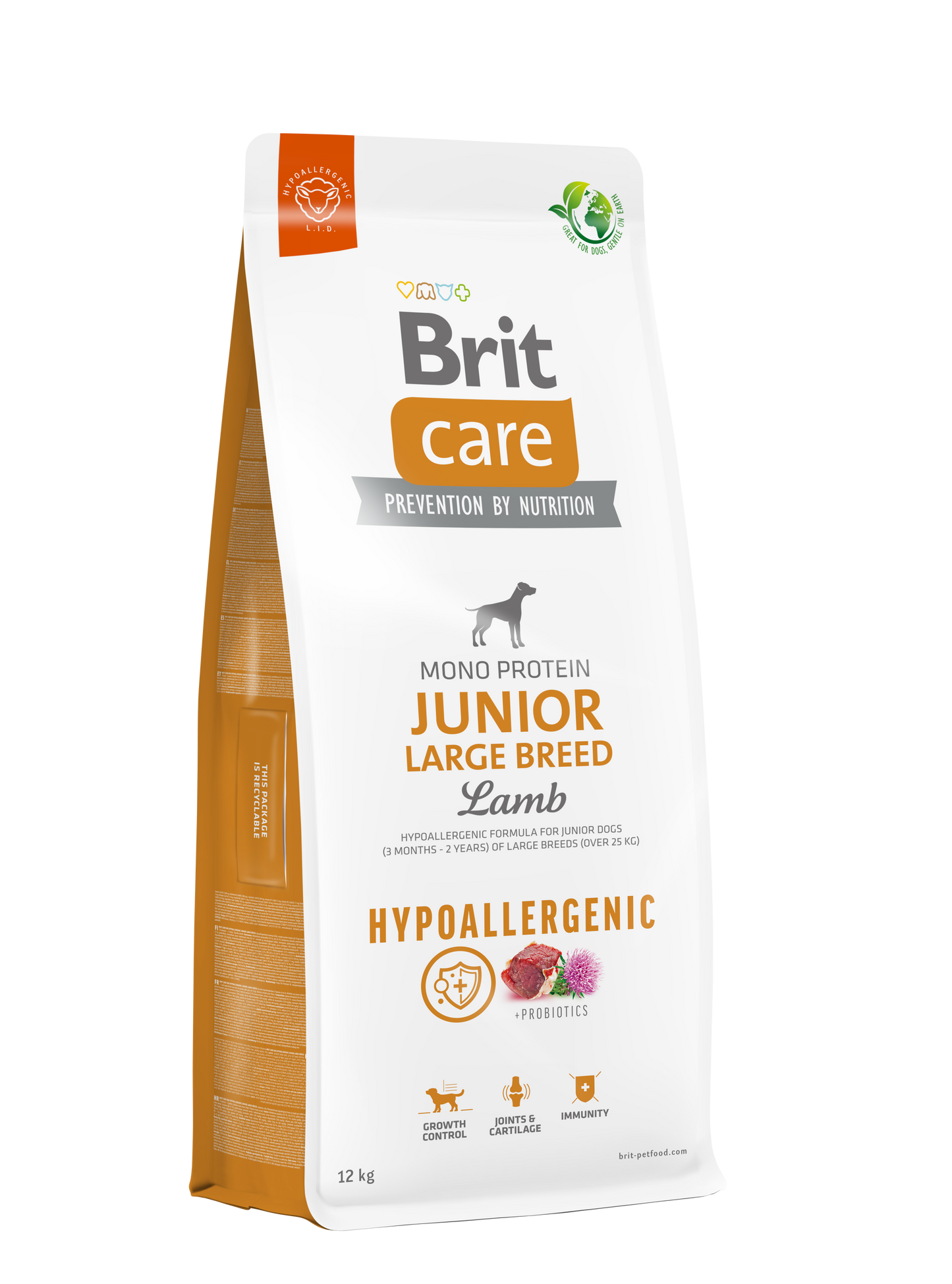 Brit Care Junior Large Breed Hipoallergén BÁRÁNY & RIZS