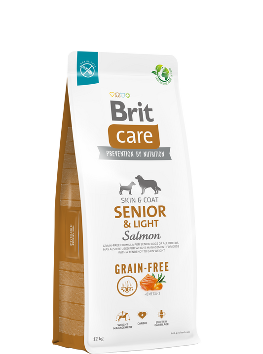 Brit Care Grain-Free Senior & Light Gabonamentes LAZAC & BURGONYA
