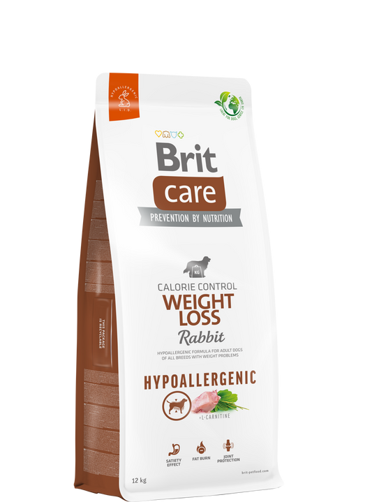 Brit Care Weight Loss Hipoallergén NYÚL & RIZS