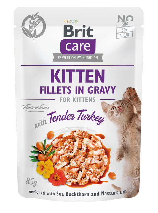 Brit Care Gravy KITTEN PULYKA