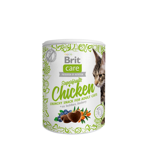 Brit Care Cat Snack Superfruits Chicken Csirke