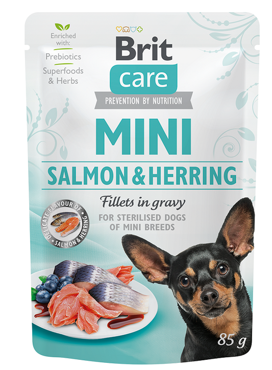 Brit Care Mini LAZAC & HERING Ivartalanított kutyáknak