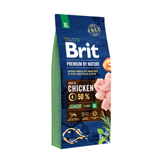 Brit Premium JUNIOR XL 50% CSIRKE 3 KG