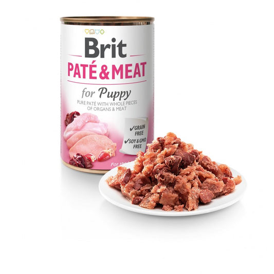 Brit Paté & Meat PUPPY CSIRKE & PULYKA